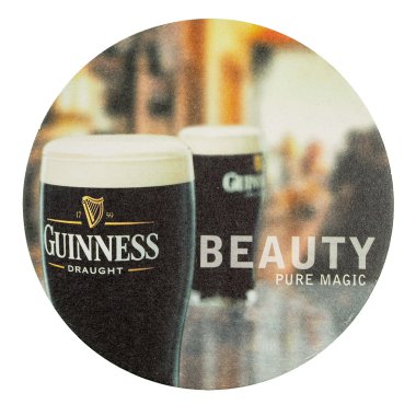 İzole Beermat içki coaster