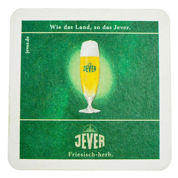 Beermat drink coaster isolated — Stock Photo, Image