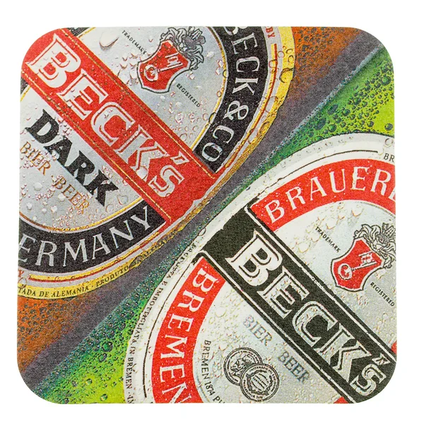 Beermat drink coaster isolated — Stock Photo, Image