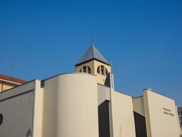 Santa Monica Kirche turin — Stockfoto