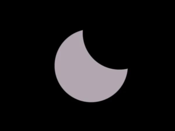 Ilustração do eclipse solar — Fotografia de Stock