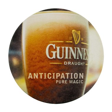 İzole Beermat içki coaster
