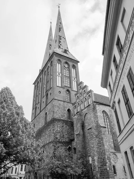尼古拉教堂教会柏林 — 图库照片