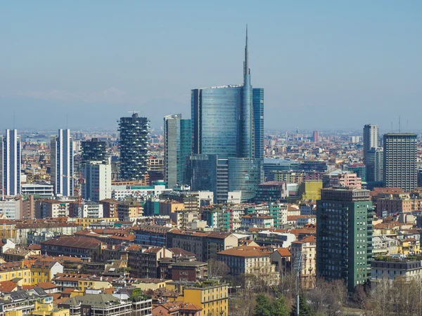 Milan aerial view — Stock Photo, Image