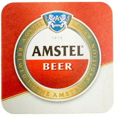 Beermat drink coaster isolated clipart