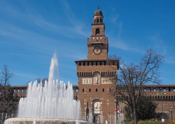 Castello Sforzesco Milão — Fotografia de Stock