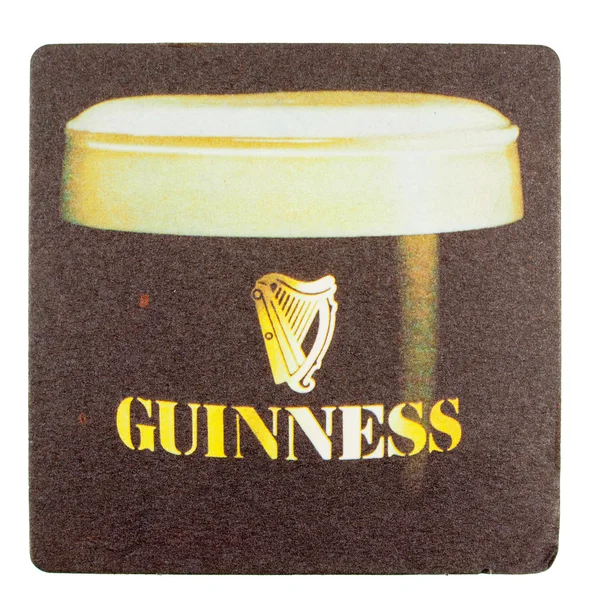 Beermat drink coaster isolated — Stock Photo, Image