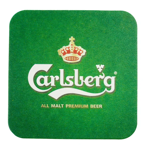 Beermat drink coaster isolated — Stock Photo, Image