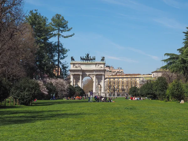 Parco Sempione en Milán — Foto de Stock