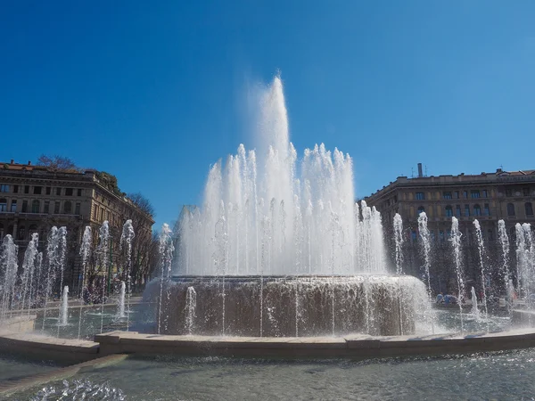 Brunnen in Mailand — Stockfoto