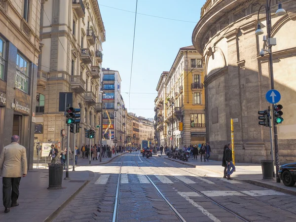 Milano via Torino — Stok fotoğraf