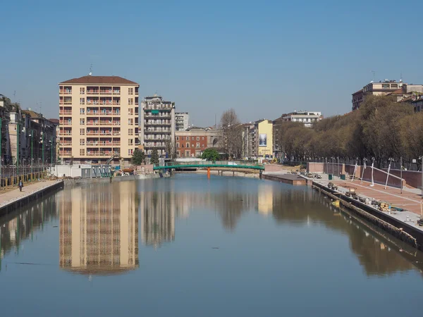 Milánó Darsena — Stock Fotó