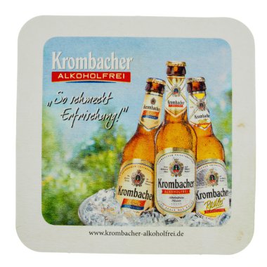 İzole Beermat içki coaster