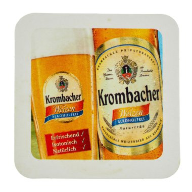 İzole Beermat içki coaster