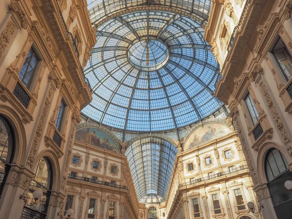 Galleria Vittorio Emanuele II Milan — Stok fotoğraf