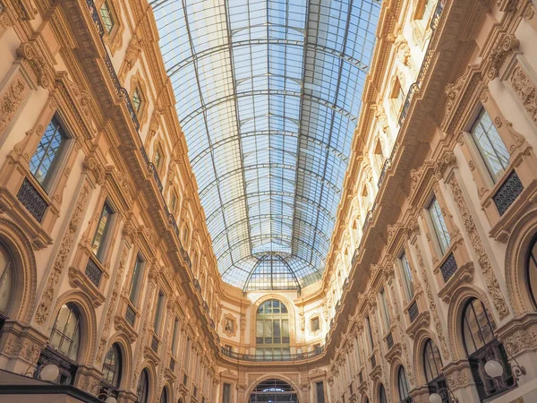 Galleria Vittorio Emanuele II Milan — Stock fotografie