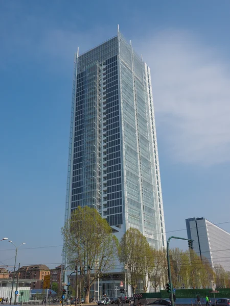 Intesa san paolo hochhaus in turin — Stockfoto