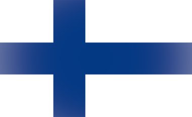 vignetted Finlandiya bayrağı