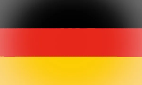 Flagge Deutschlands mit Vignetten versehen — Stockfoto