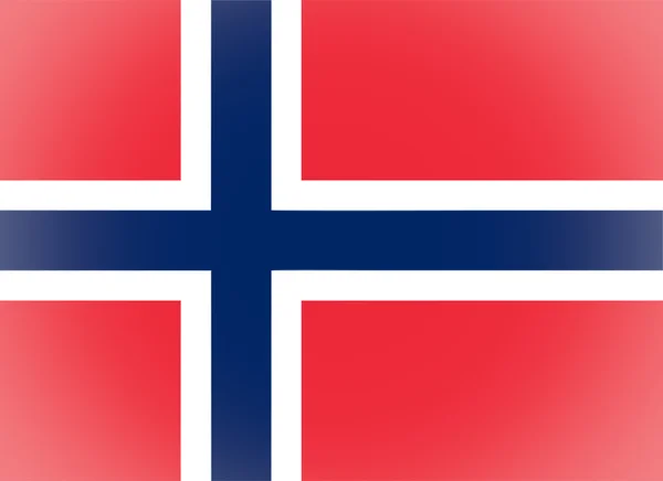 Flagge Norwegens mit Vignettierung — Stockfoto