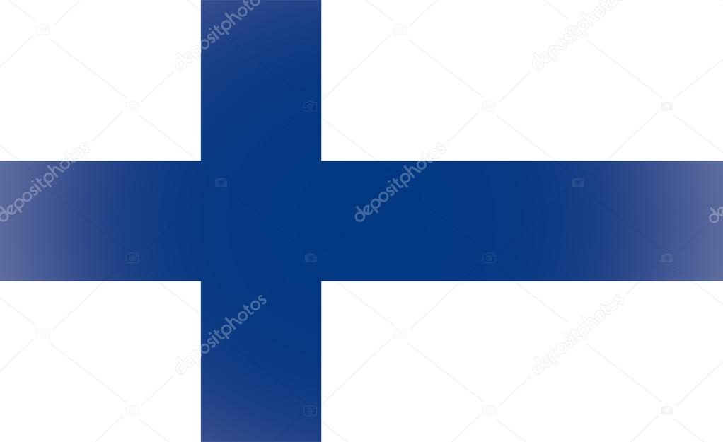 Flag of Finland vignetted