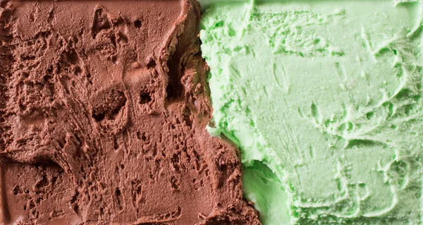 Gelato al cioccolato e menta — Foto Stock