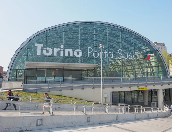 Torino porta susa estação — Fotografia de Stock