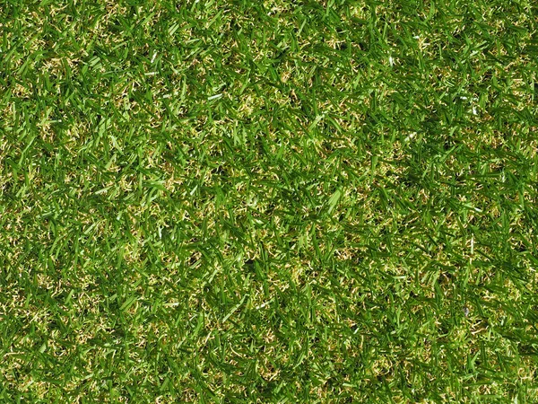 Green artificial synthetic grass meadow background — Stock Photo, Image