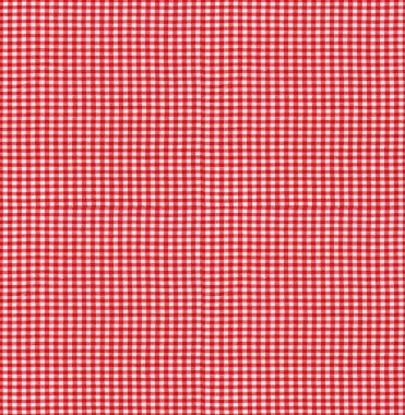 Damalı sorunsuz tileable doku - kırmızı masa örtüsü kumaş