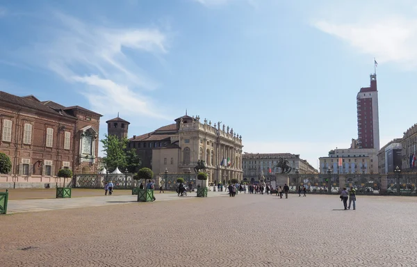 Piazza Castello Turin — Stock Photo, Image