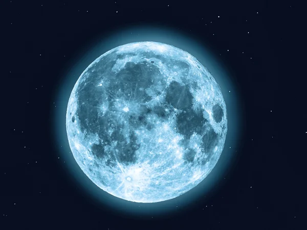 Mond und Sterne — Stockfoto