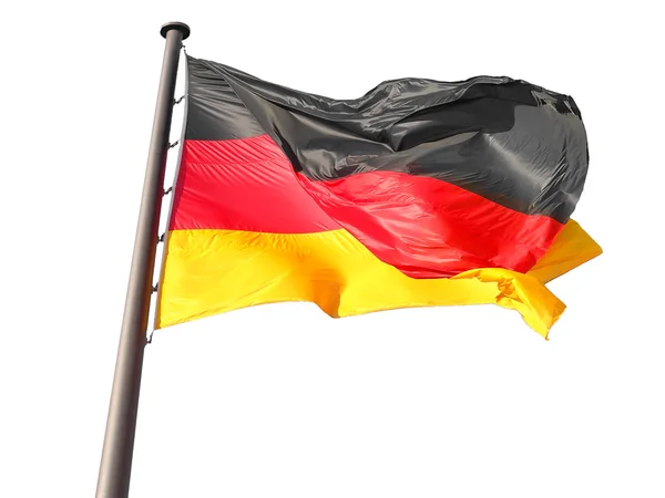 Alemania bandera aislada —  Fotos de Stock