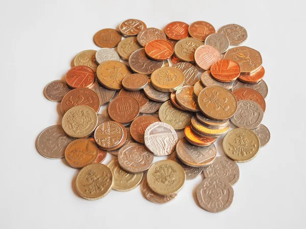 Pound coins — Stock Photo, Image