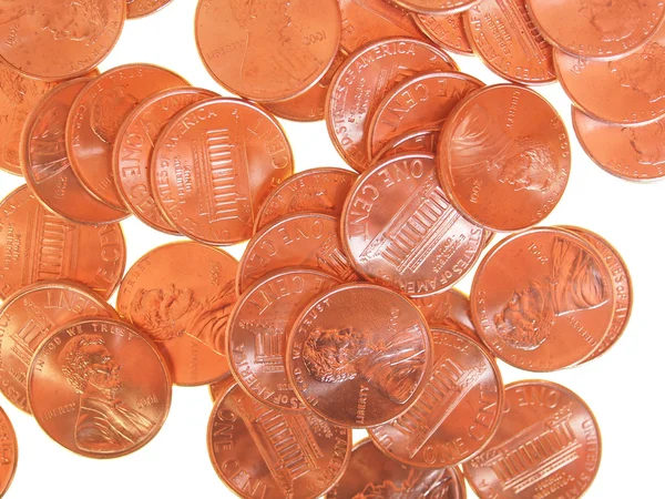 Dollaro moneta 1 centesimo di grano centesimo centesimo — Foto Stock