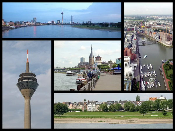 Duesseldorf landmarks collage — Stock Photo, Image