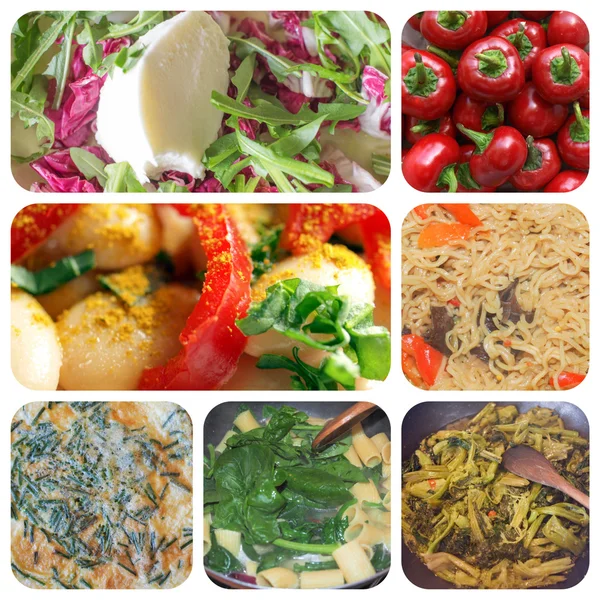 Vegetarian food set — Stock Photo, Image