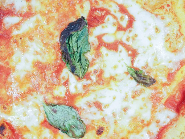 Margherita pizza hintergrund — Stockfoto