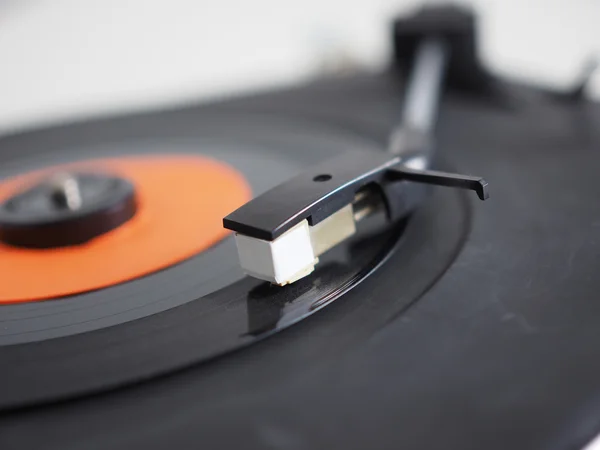 Grabación de vinilo en tocadiscos — Foto de Stock