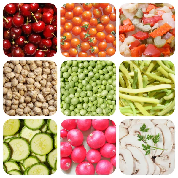 Vegetarisk mat set — Stockfoto