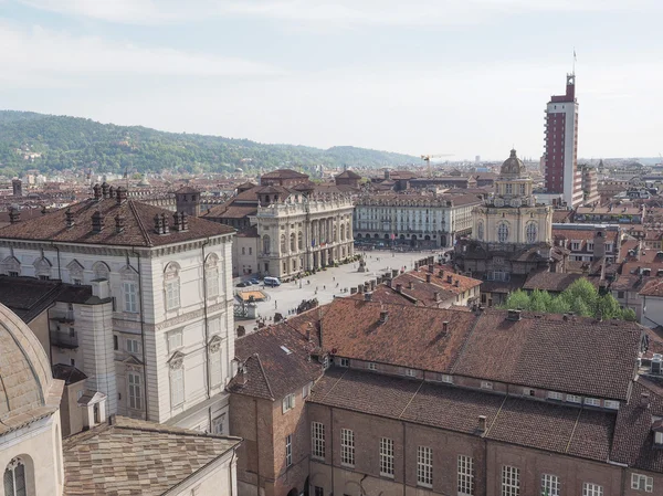 Piazza castello Turín — Stock fotografie