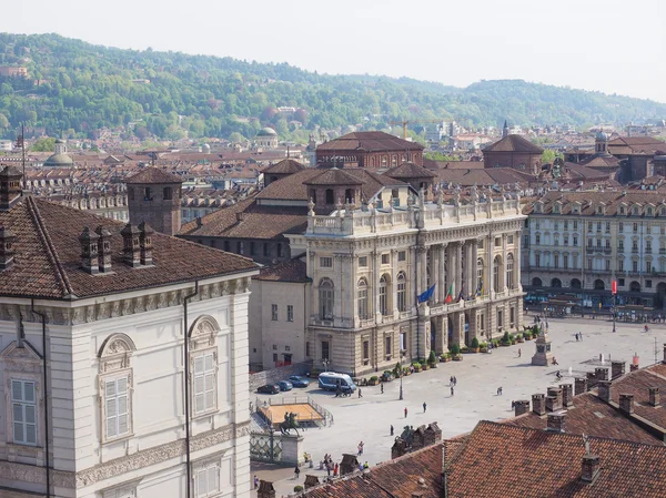 Piazza Castello Turin — Stockfoto