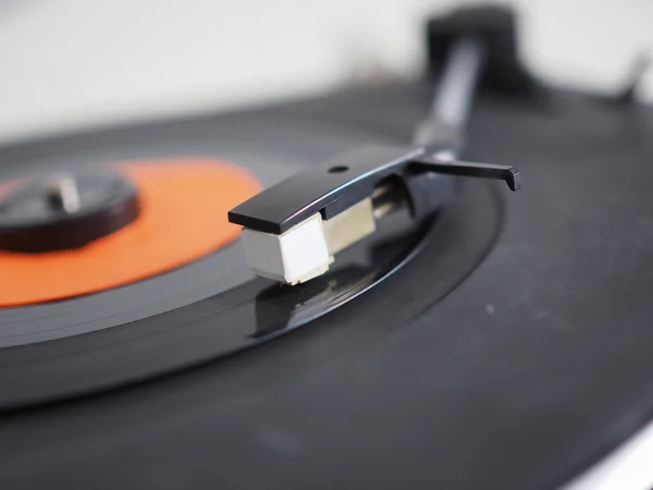 Grabación de vinilo en tocadiscos — Foto de Stock