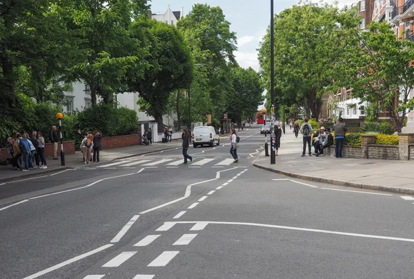 Abbey road Londra geçitte — Stok fotoğraf