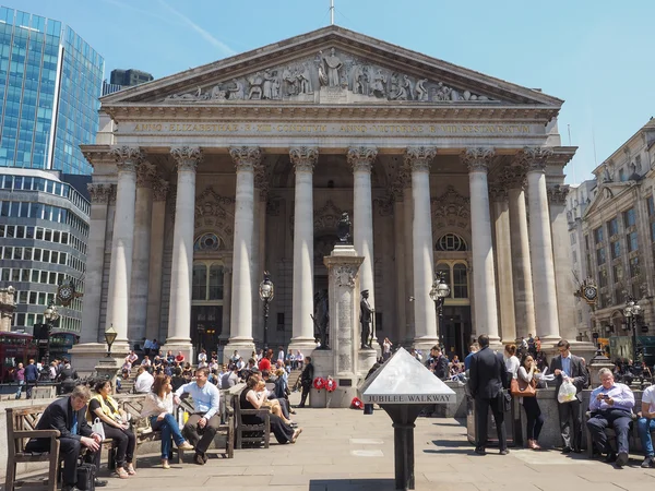 Royal Stock Exchange in London — Stock Photo, Image