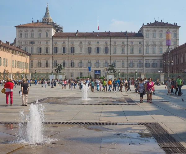 People visiting Turin — Stok fotoğraf