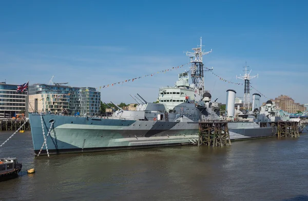 HMS Belfast london — Stockfoto