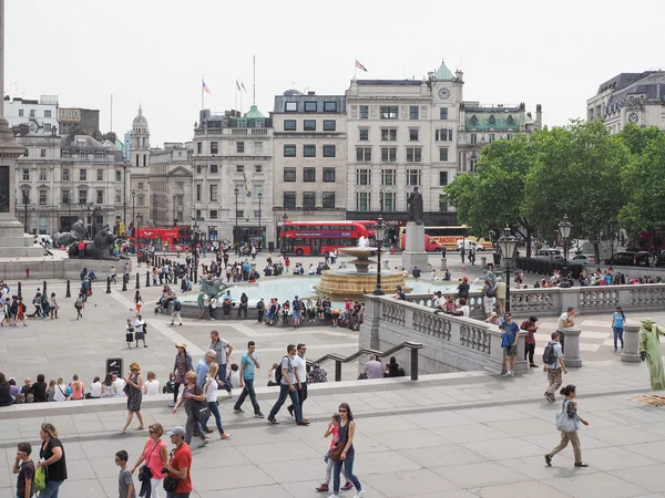 Trafalgar plein in Londen — Stockfoto