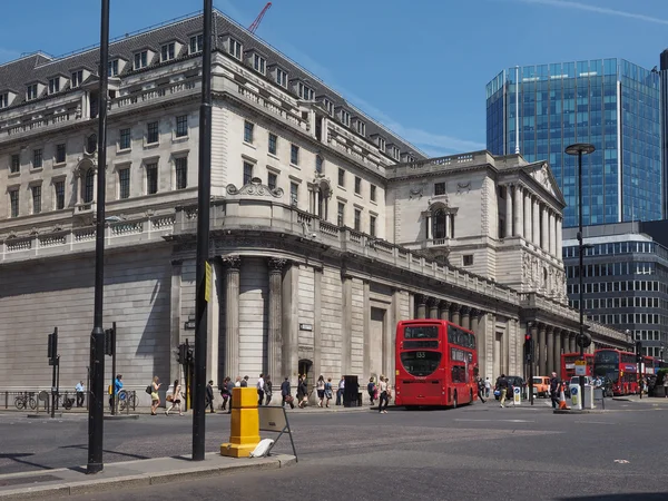 Banca d'Inghilterra a Londra — Foto Stock