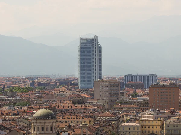 San Paolo skyscraper in Turin — Stock Photo, Image