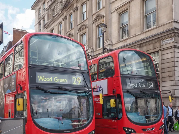 Dubbeldäckare buss — Stockfoto